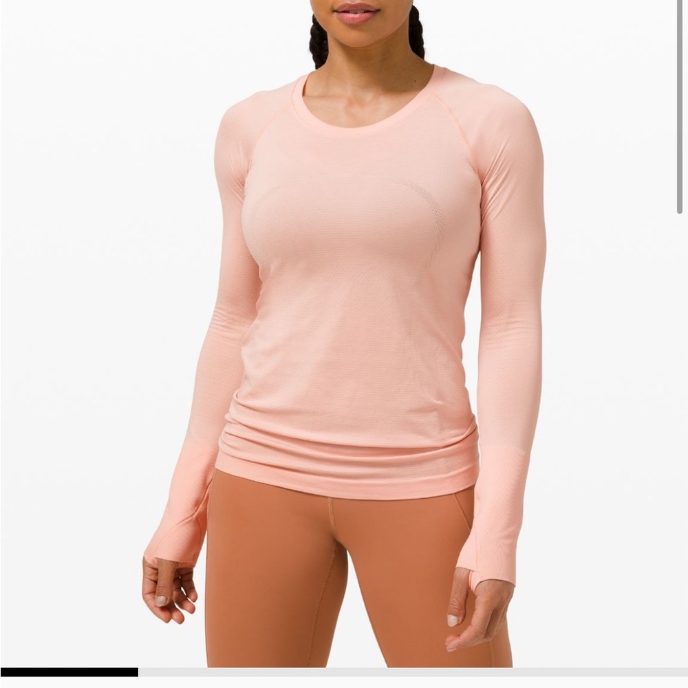 lululemon long swifty pink mist